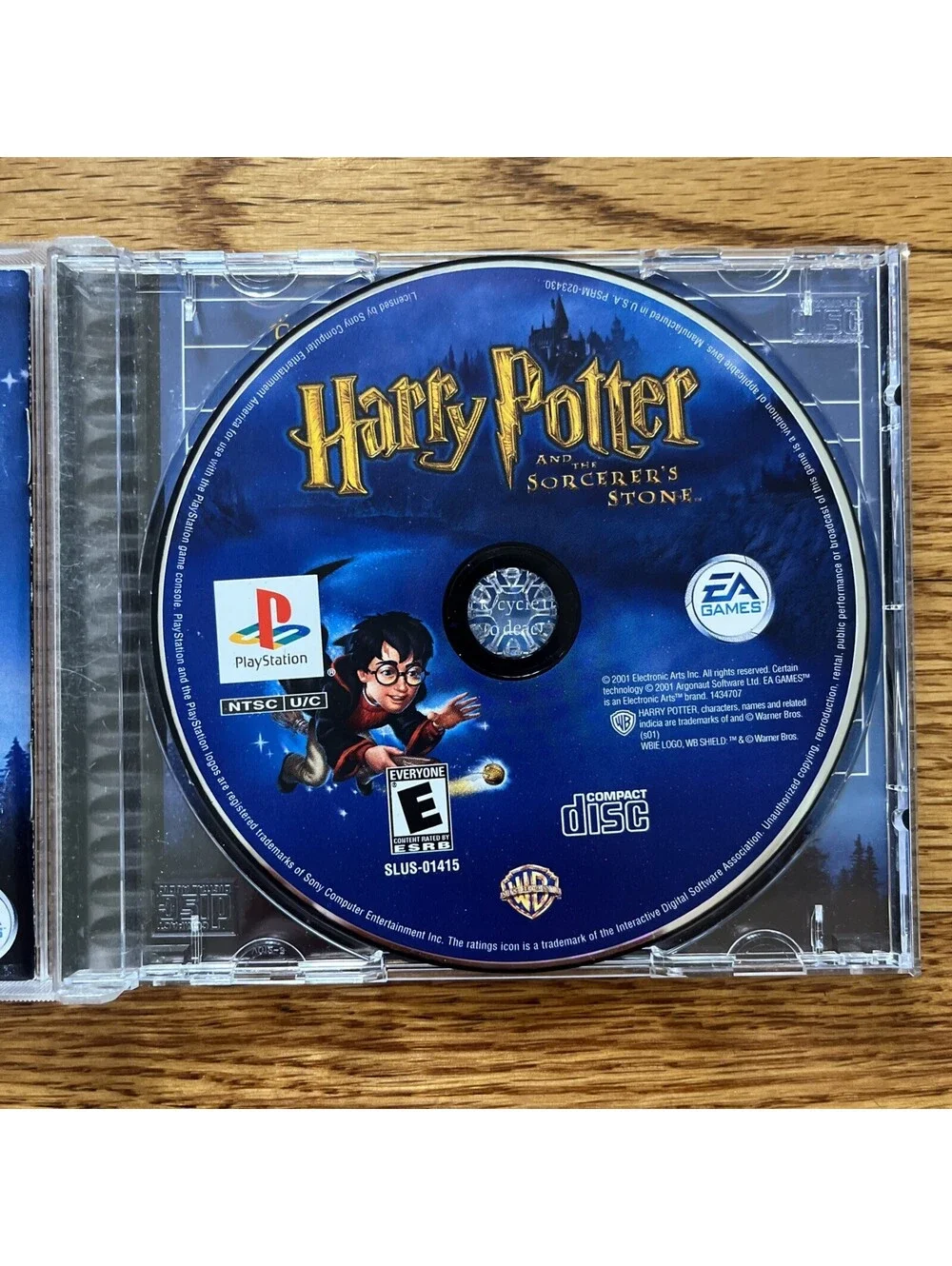 Harry Potter and The Sorcerer's Stone PS1 (Sony PlayStation 1 2001) CIB Reg Card